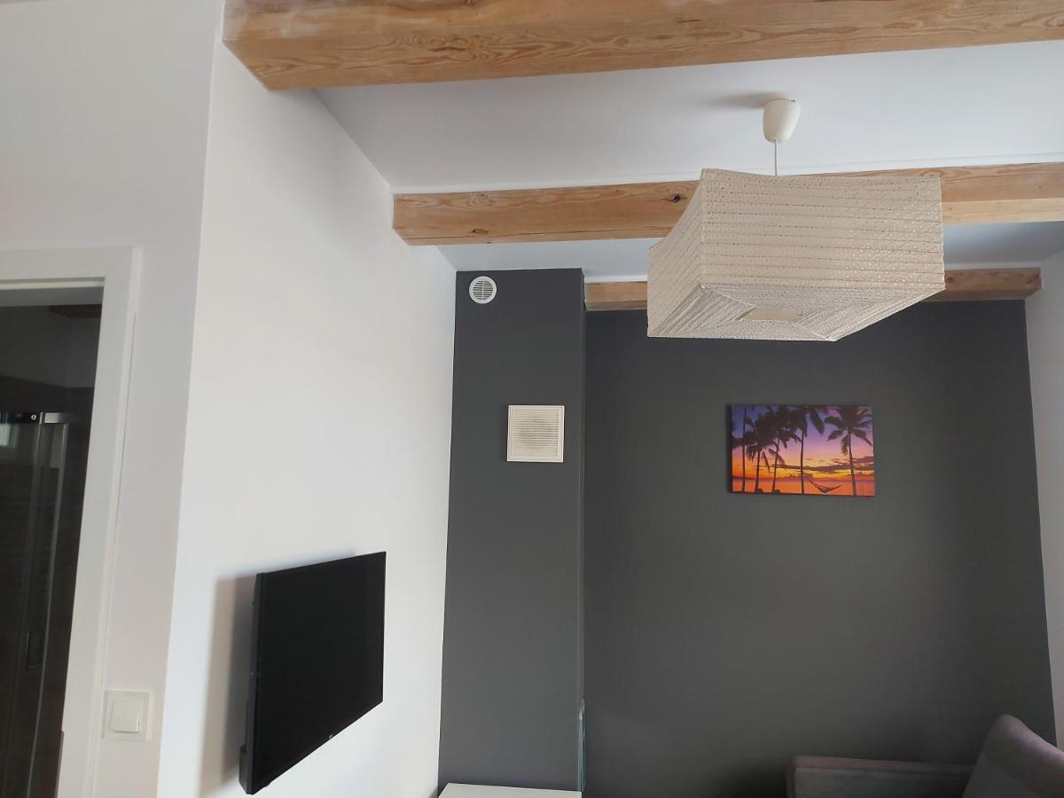 Domki Osada Kalinowa Leba Nowecin Sauna Extérieur photo