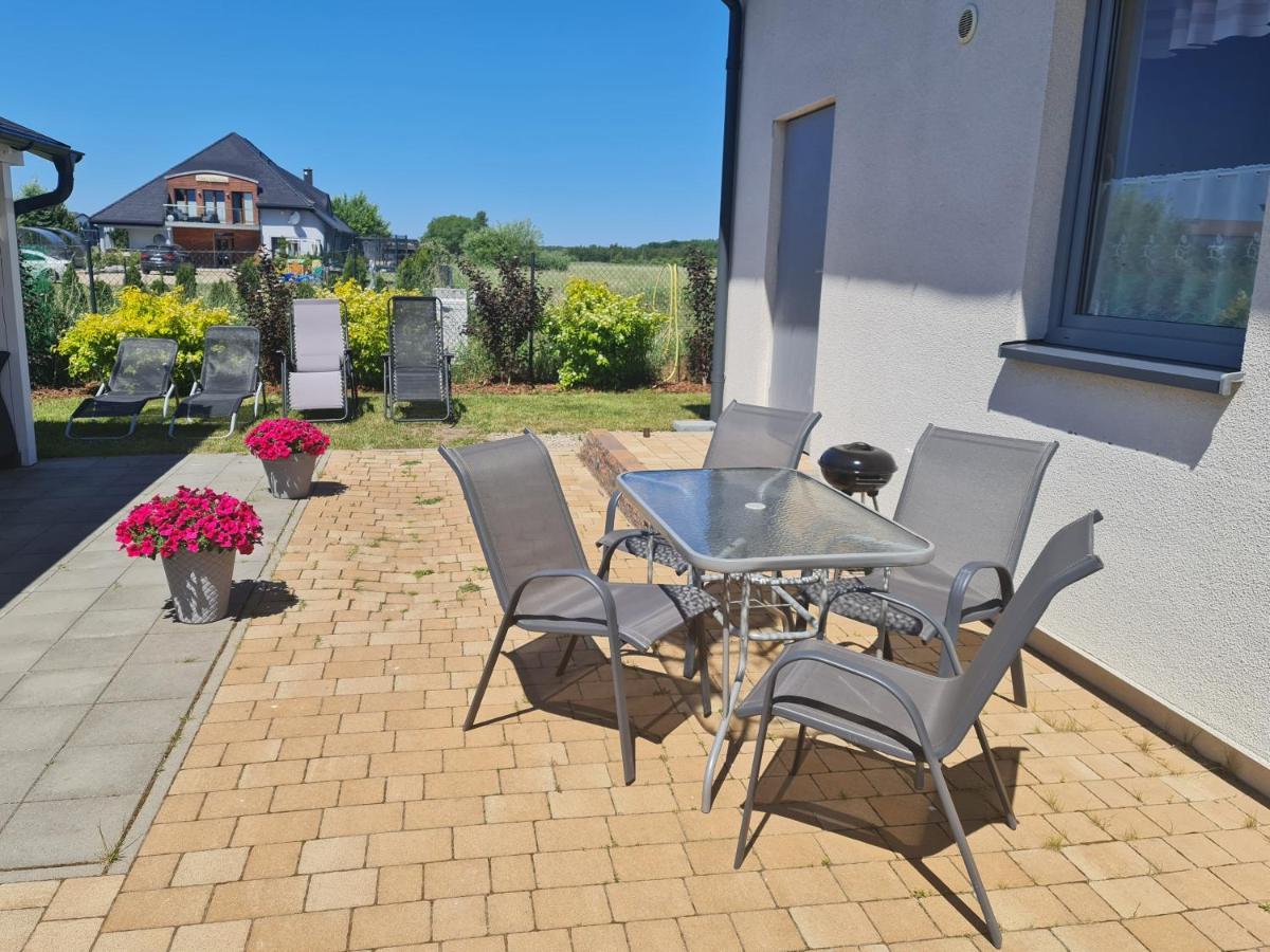 Domki Osada Kalinowa Leba Nowecin Sauna Extérieur photo