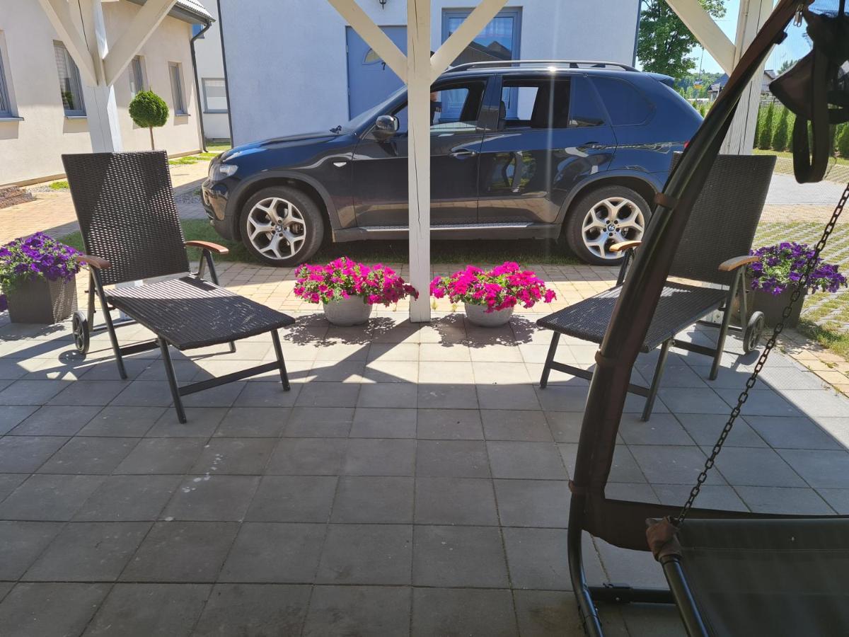 Domki Osada Kalinowa Leba Nowecin Sauna Extérieur photo