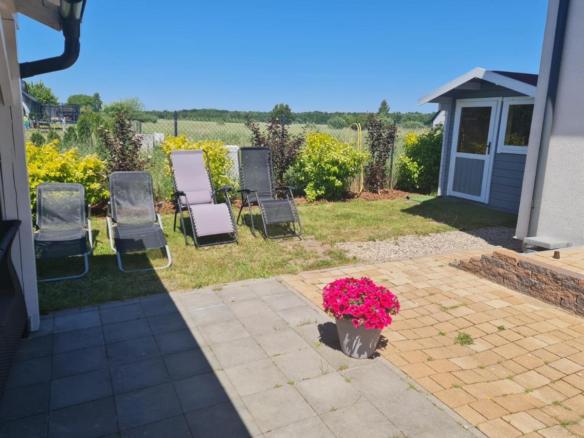 Domki Osada Kalinowa Leba Nowecin Sauna Extérieur photo