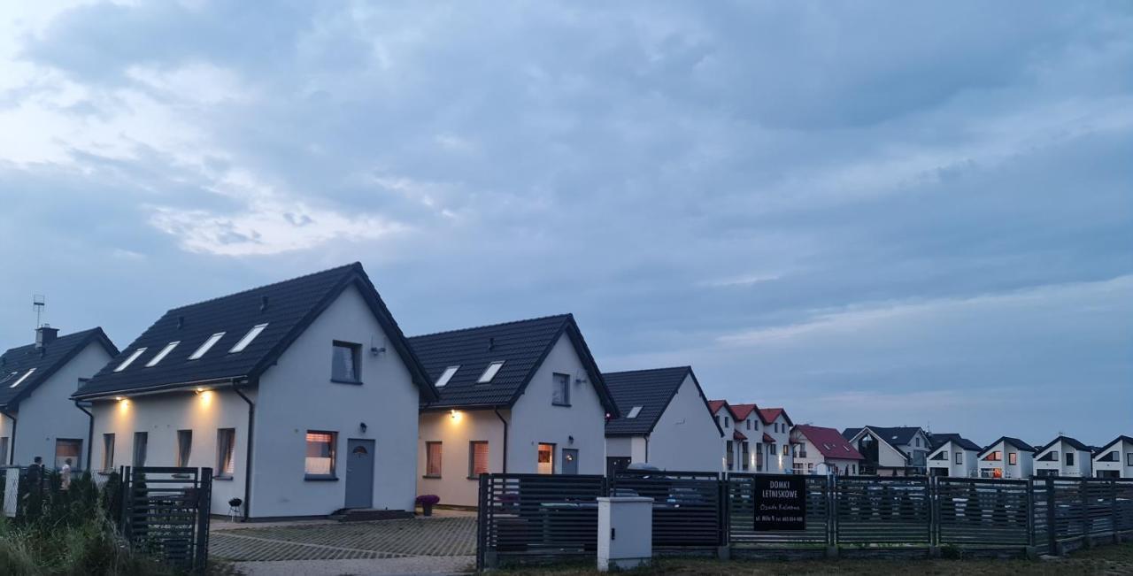Domki Osada Kalinowa Leba Nowecin Sauna Extérieur photo