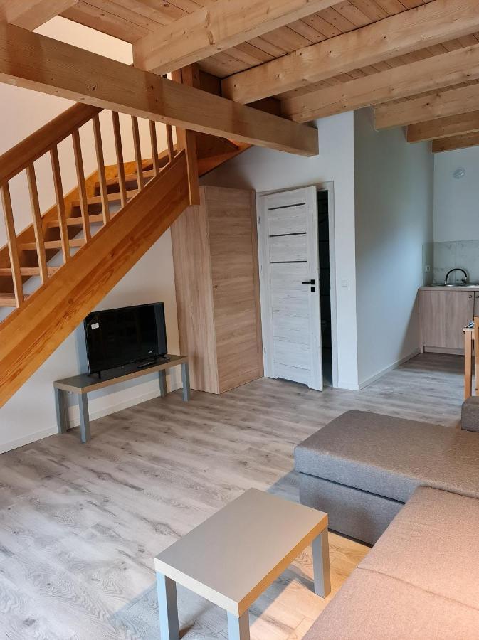 Domki Osada Kalinowa Leba Nowecin Sauna Extérieur photo