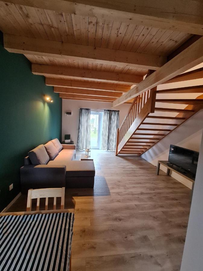 Domki Osada Kalinowa Leba Nowecin Sauna Extérieur photo