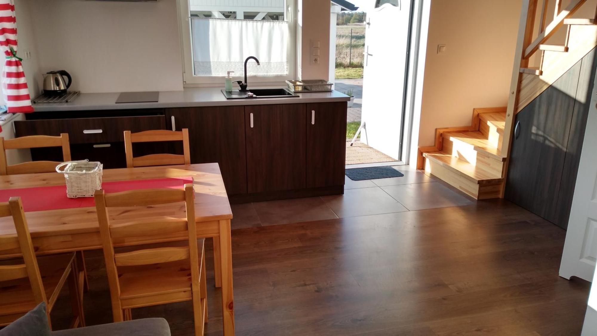Domki Osada Kalinowa Leba Nowecin Sauna Extérieur photo