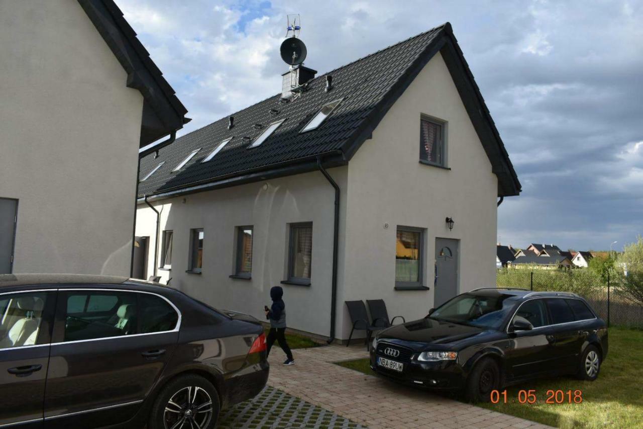 Domki Osada Kalinowa Leba Nowecin Sauna Extérieur photo
