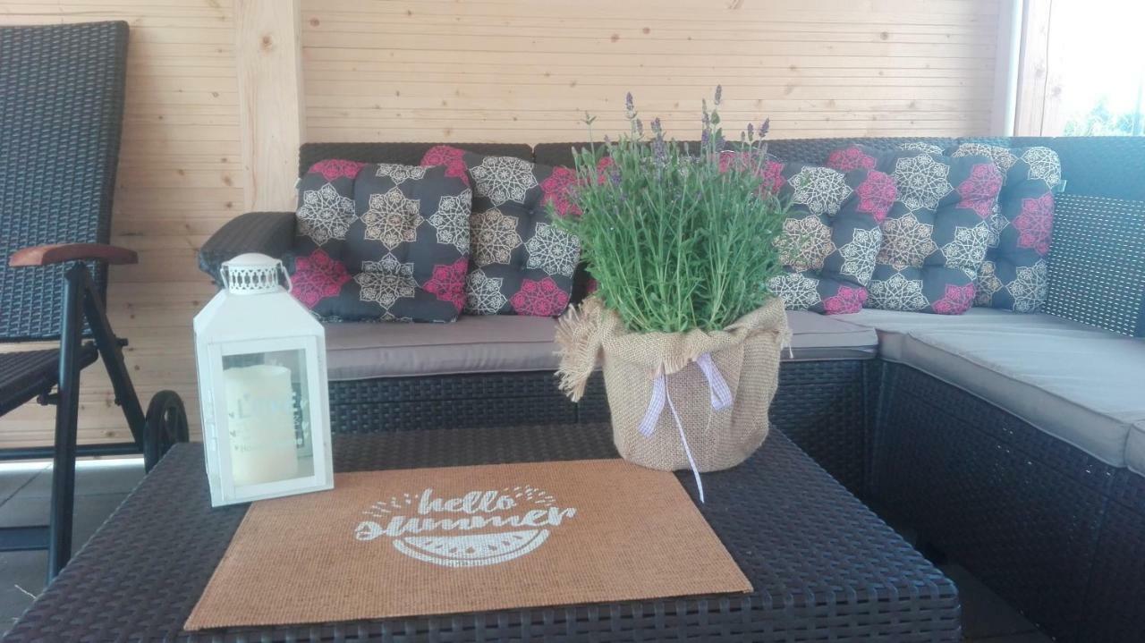 Domki Osada Kalinowa Leba Nowecin Sauna Extérieur photo